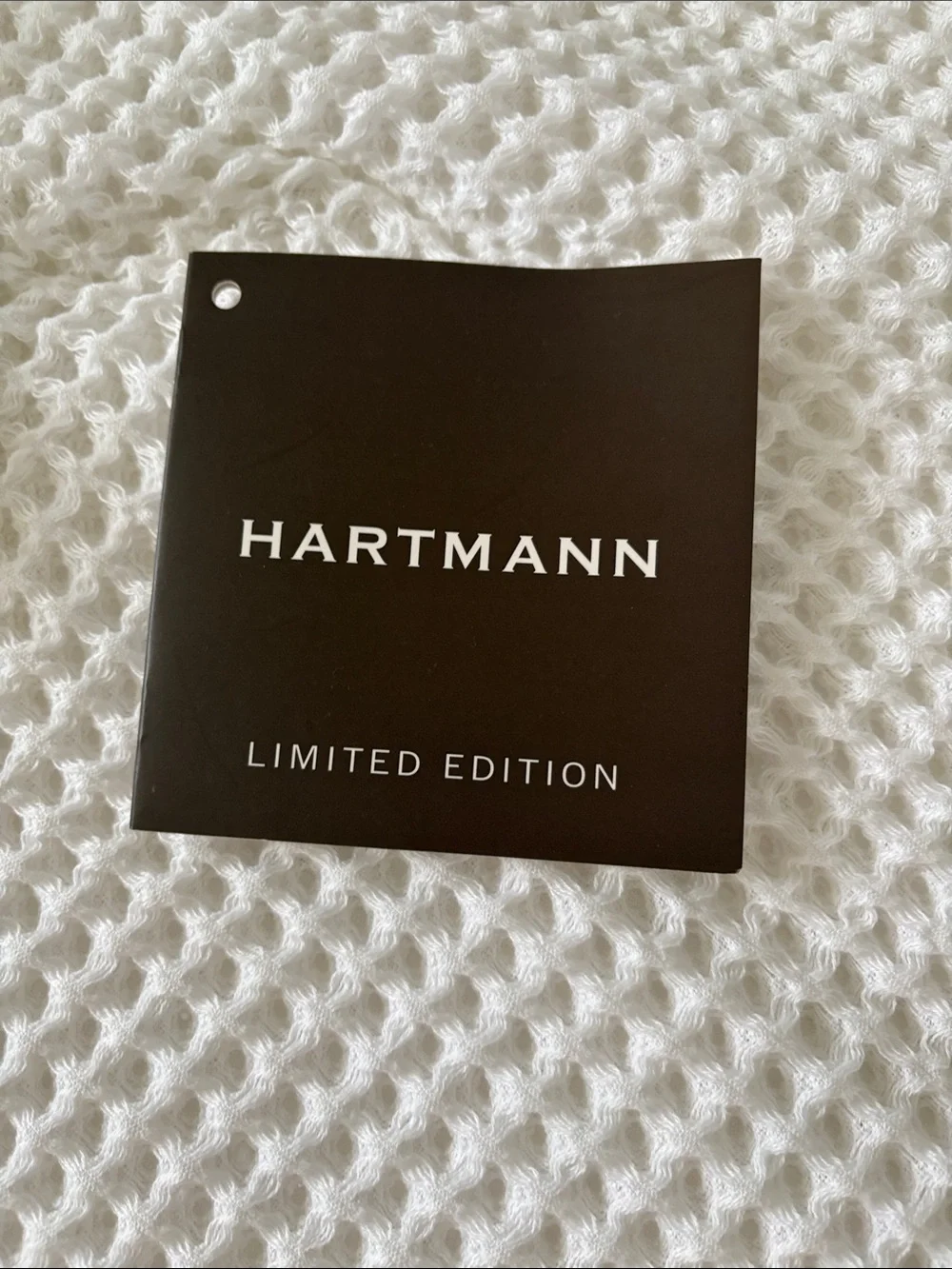 Hartmann Black Leather Messenger Bag